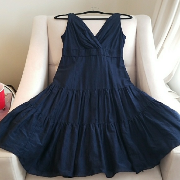 blue cotton sundress